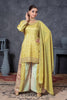Embroidered Kurta Palazzo Set with Dupatta