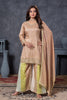 Embroidered Kurta Palazzo Set with Dupatta