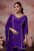 Zardozi Work Kurta Palazzo Set with Dupatta