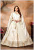 Step Into the Spotlight in This Offwhite Silk Anarkali Gown