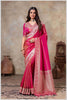 Pink Tissue Silk Saree with Golden Zari Weaving
