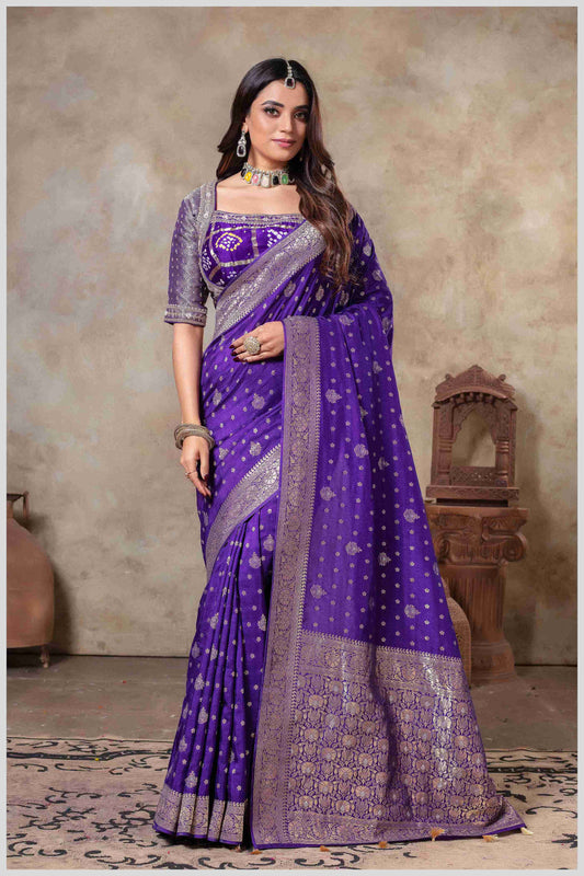 Grace in Every Thread Royal Purple Elegance Redefined