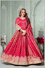 Radiate Grace in This Timeless Red Tissue Silk Anarkali Gown