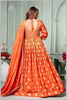 Embroidered Tissue Silk Anarkali Gown