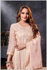 BabyPink Plazo Set with Pastel Floral & Mirror Embroidery
