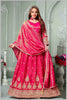 Elegant Pink Anarkali Suit with Embroidered Detailing