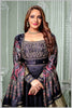 Majestic Black Anarkali Gown with Traditional Detailing