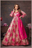 Rose Beige Anarkali with Rani Pink Dupatta