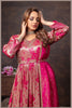 Rose Beige Anarkali with Rani Pink Dupatta