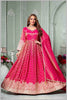 Radiate Grace in This Timeless Pink Tissue Silk Anarkali Gown