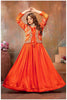 Ethereal Elegance in Rust with a Touch of Royal bandhej jacket