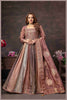 Multitone Mauve Ombre Anarkali with Zari Dupatta