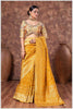 Mustard Banarasi Saree with Intricate Zari Weaving