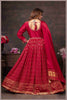 Regal Red Anarkali with Bandhej Motifs