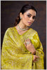 Grace in Bloom: Yellow Tissue Saree with Woven Floral Vines