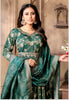 Floral Brocade Tissue Anarkali Gown
