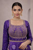 Bandhej Anarkali Gown with Intricate Handwork