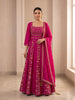 Bandhej Anarkali Gown with Intricate Handwork