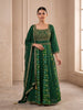 Bandhej Anarkali Gown with Intricate Handwork