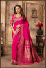 Banarasi Silk Saree with Stitched Designer Blouse