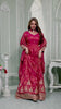 Elegant Pink Anarkali Suit with Embroidered Detailing