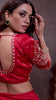 Vibrant Red Zari Banarasi Silk Saree with Embroidered Stitched Blouse