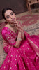 Vibrant Rani Pink Zari Banarasi Silk Saree with Embroidered Stitched Blouse
