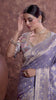 Lavender Banarasi Saree with Intricate Zari Weaving
