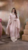 Baby Pink Silk Anarkali Gown with Intricate Embroidery