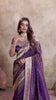 Purple Tissue Silk Saree with Golden Zari Weaving