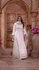 Off White Embroidered Anarkali Set.