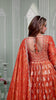 Embroidered Tissue Silk Anarkali Gown