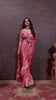 Elegant Pink Designer Tissue Saree with Embellished Blouse.