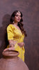 Graceful mustard Banarasi Silk Saree with Zari Accents & Embroidered Blouse