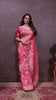 Graceful Pink Banarasi Silk Saree with Zari Accents & Embroidered Blouse