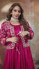 Ethereal Elegance in pink with a Touch of Royal bandhej jacket
