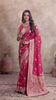 Pink Tissue Saree with Hand Embroidered Border