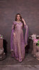 Twilight Lavender Tissue Anarkali Gown with Chinon Dupatta