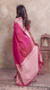 Pink Tissue Silk Saree with Golden Zari Weaving