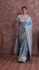 Blue Banarasi Saree with Intricate Zari Weaving