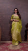Regal Mehendi Zari Woven Silk Saree with Stitched Designer Blouse.