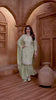 SeaGreen Plazo Set with Pearl & Sequin Embroidery