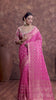 Pink Banarasi Saree with Intricate Zari Weaving