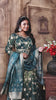 Floral Brocade Tissue Anarkali Gown